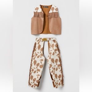 Zara toddler cowboy costume Brand new with tags size 3-4